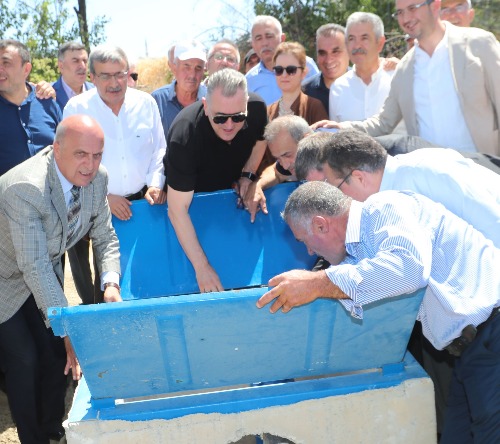  Merzifon Karşıyaka Köyü Tarımsal Sulama Tesisi Hizmete Açıldı