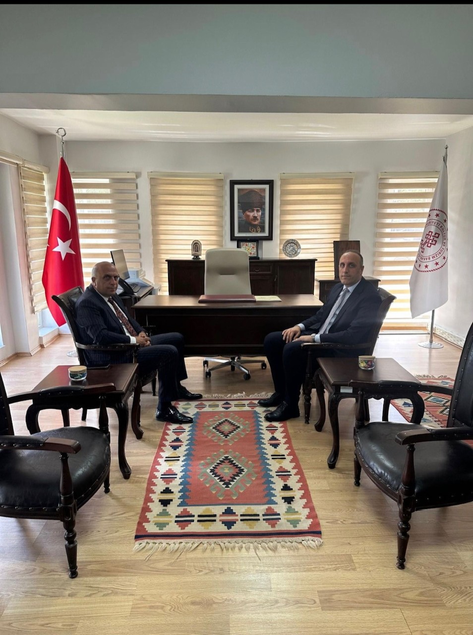 Amasya  İl Özel İdaresi Genel Sekreterimiz  Erdin ACAR, İl Kültür ve Turizm Müdürlüğü Görevine Başlayan Yaser ERGÜN’e Ziyaret 